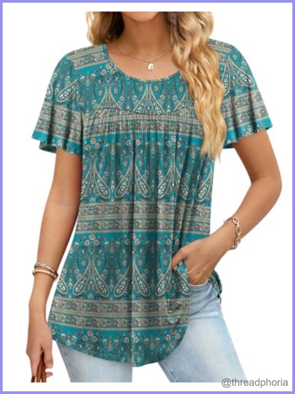 Rayon Spandex Tunic Top Short Sleeve Loose Fit Casual Summer Shirt for Leggings